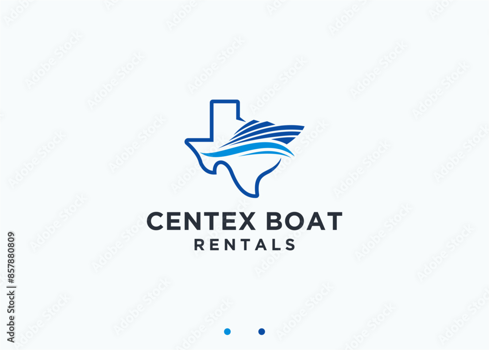 texas boat logo design vector silhouette illustration texas boat logo design vector silhouette illustration