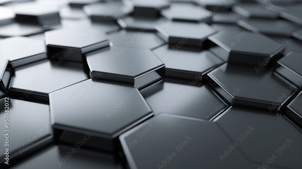 3. Design a minimalist hexagon abstract background using digital rendering techniques, showcasing hexagonal patterns in shades of grey and silver, perfect for enhancing the visual appeal of 3. Design a minimalist hexagon abstract background using digital rendering techniques, showcasing hexagonal patterns in shades of grey and silver, perfect for enhancing the visual appeal of