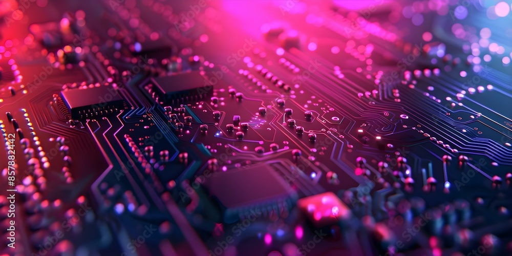 Vibrant abstract technology background with neon hues evokes wonder and curiosity. Concept Technology, Abstract Art, Neon Colors, Wonder, Curiosity Vibrant abstract technology background with neon hues evokes wonder and curiosity. Concept Technology, Abstract Art, Neon Colors, Wonder, Curiosity