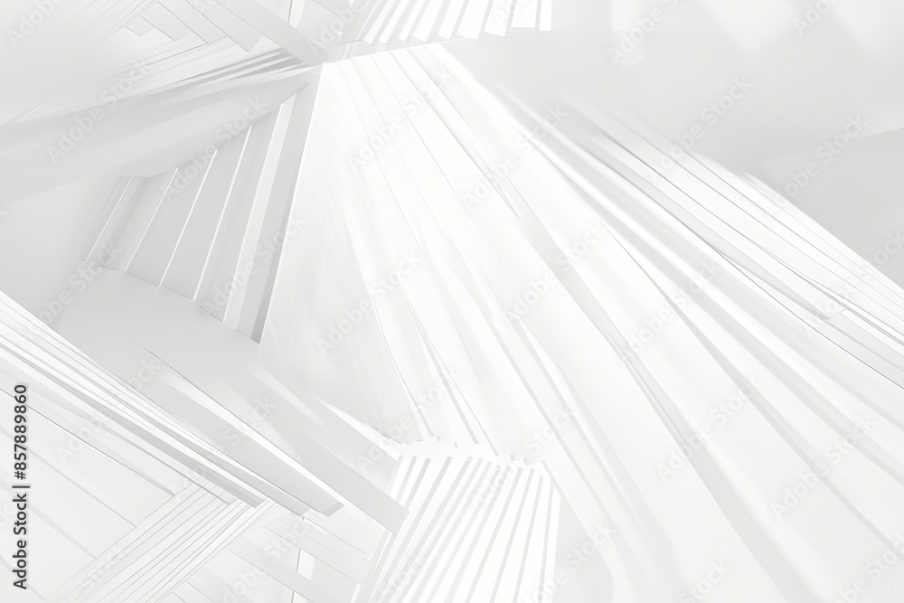 Obraz premium White Minimalist Abstract Background created with Generative AI