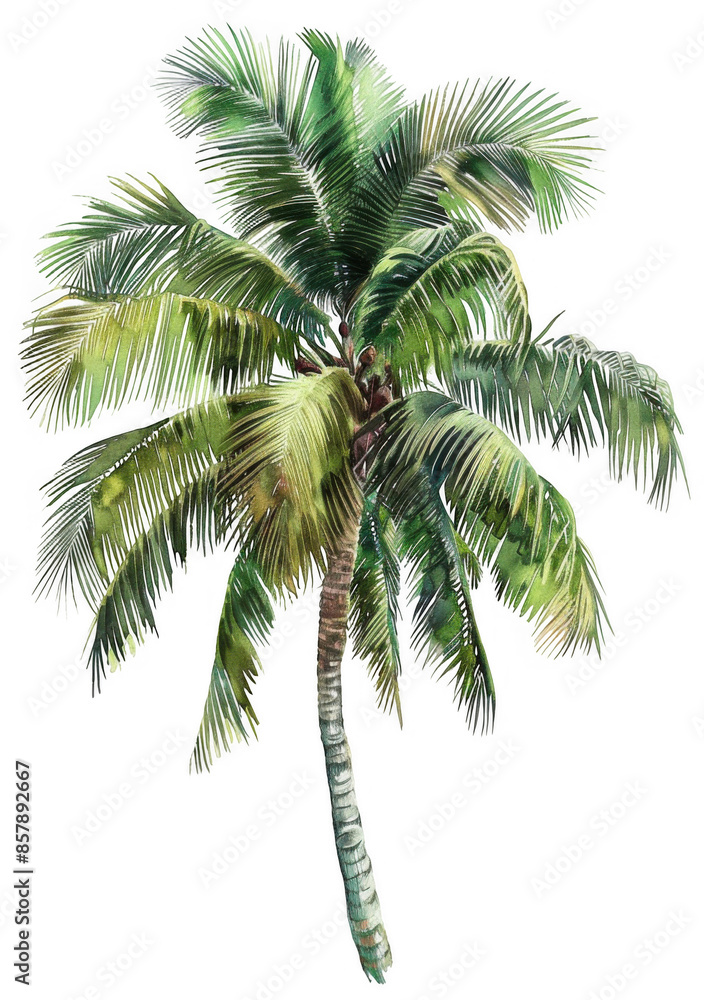 Fototapeta premium Tall Coconut Palm Tree