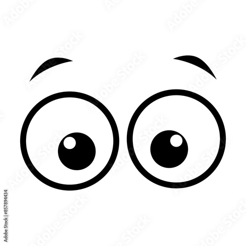 cute cartoon eyes transparent background