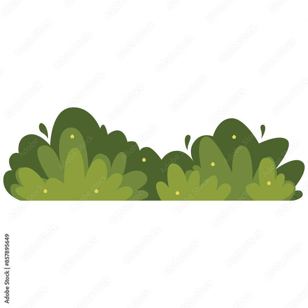 Obraz premium grass element cartoon transparent background