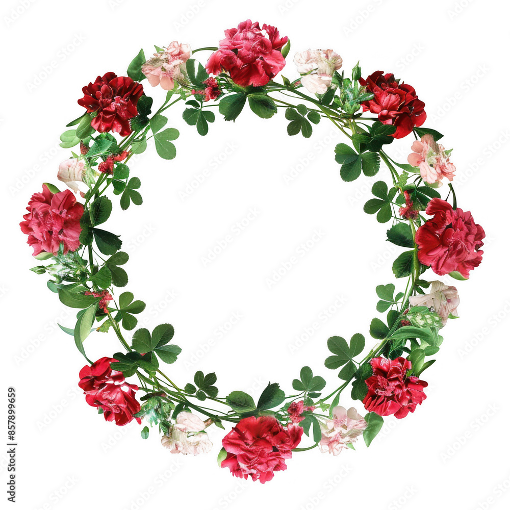 Circular Carnation Wreath Circular Carnation Wreath