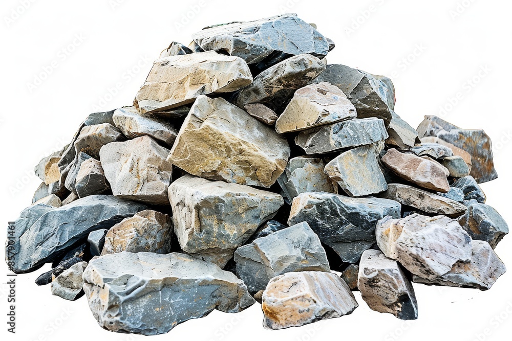 Pebbles. Several pebbles on a white background. Pebbles. Several pebbles on a white background.