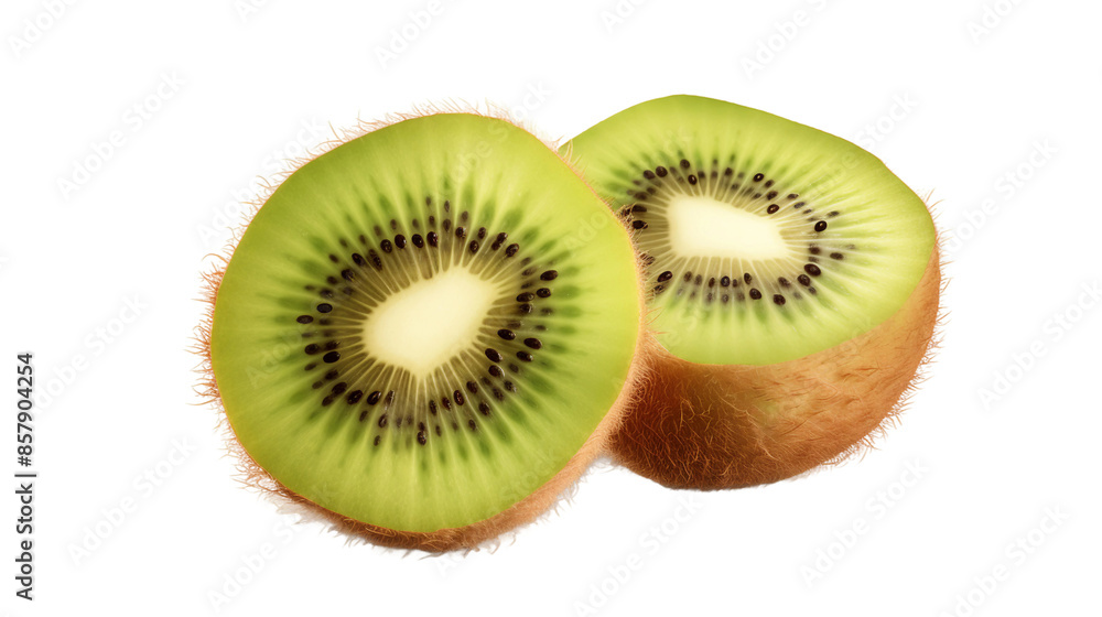 Green and Fresh Kiwi Fruit Isolated on Transparent Background for Healthy Organic Food Concept Green and Fresh Kiwi Fruit Isolated on Transparent Background for Healthy Organic Food Concept