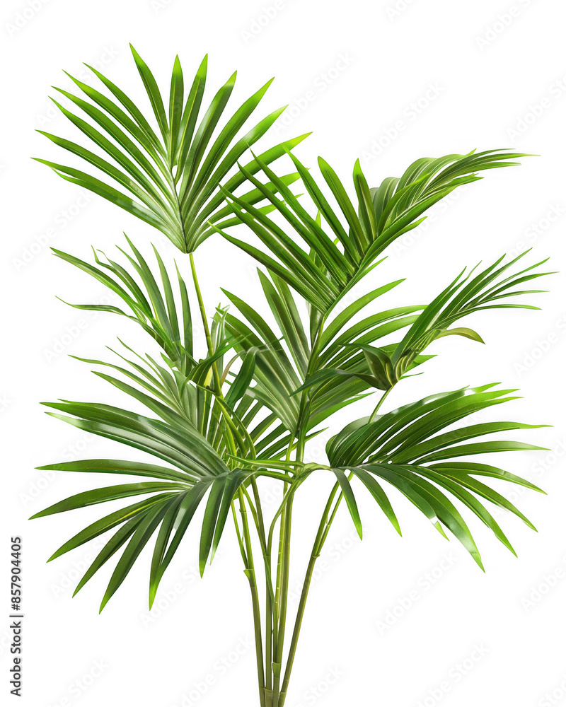 Fototapeta premium Large Palm-like Plant with Narrow Green Leaves