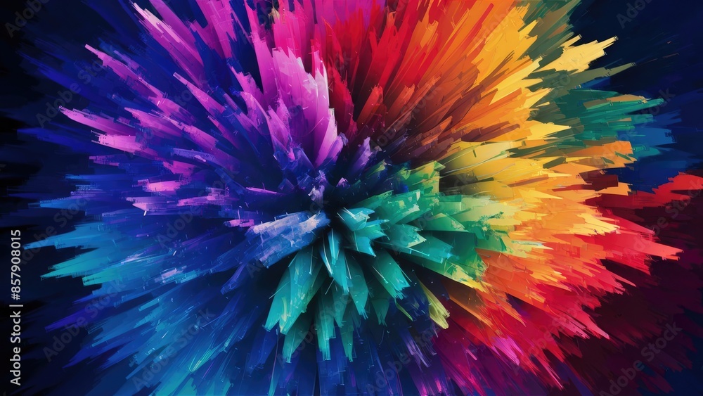 Luminous Graphic Burst Luminous Graphic Burst