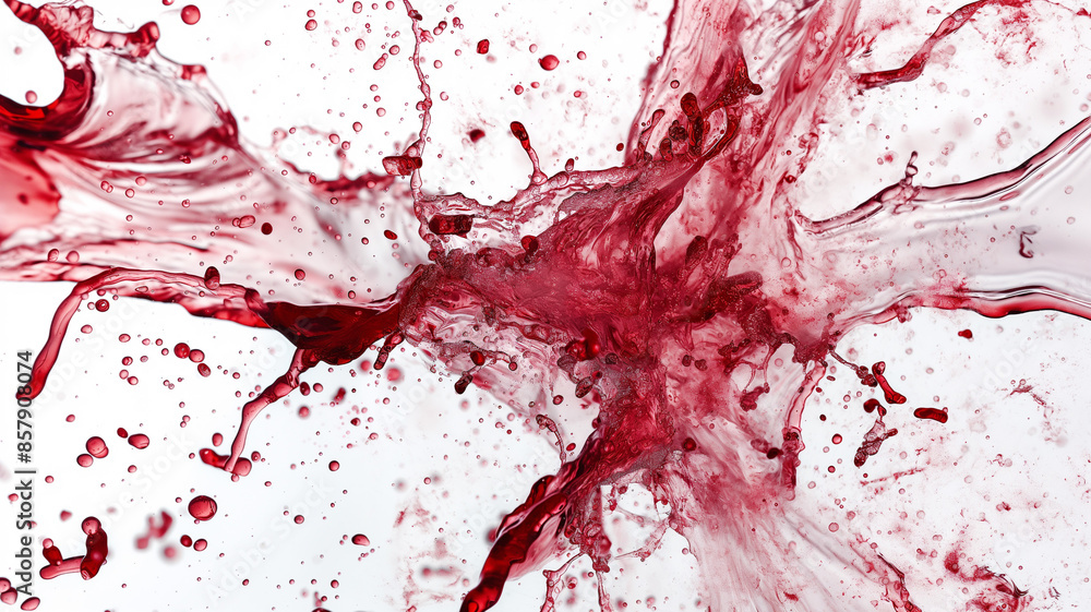 water splash in dark red color (wine splash) water splash in dark red color (wine splash)