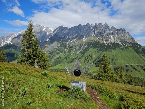 Ausblick vom HOchkeil in Mühlbach am Hochkönig photo