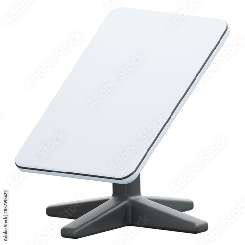 starlink antenna device 3d illustration