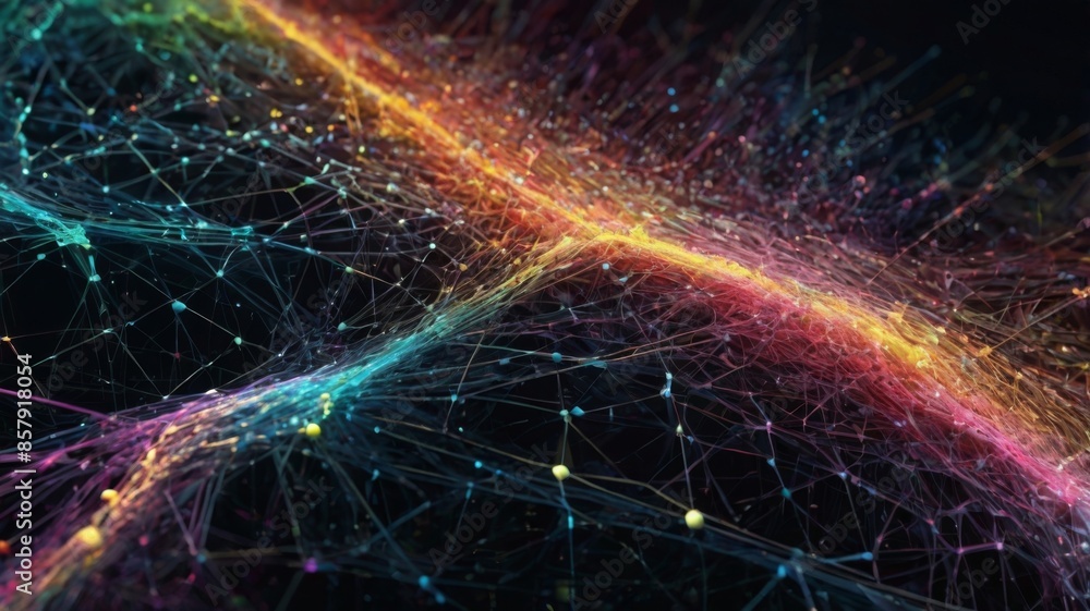 dark theme digital network technology abstract background dark theme digital network technology abstract background