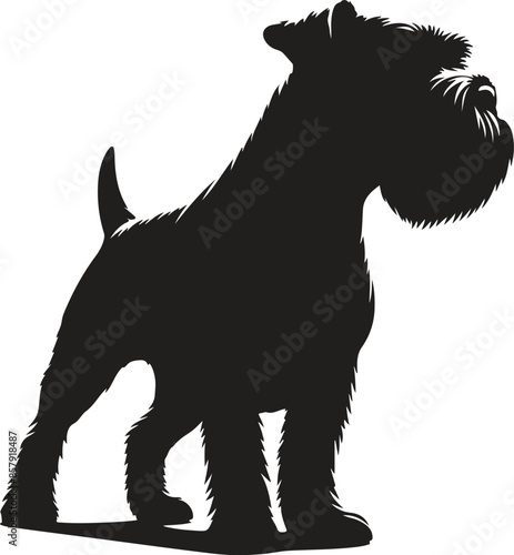 dog silhouette vector