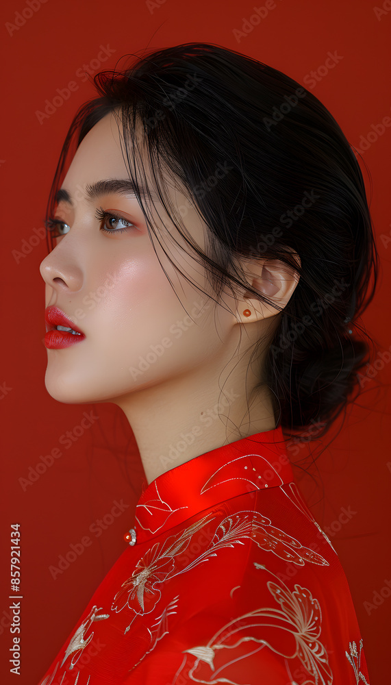 Fototapeta premium woman model