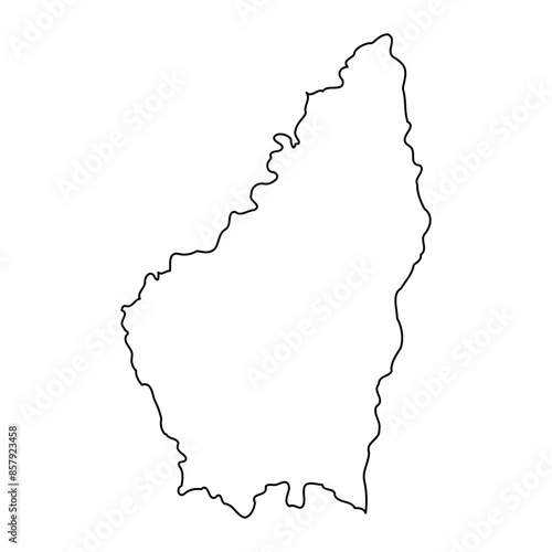 Photos Ardeche department map, administrative division of France