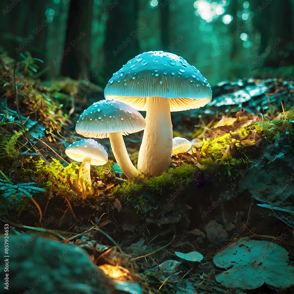 Fototapeta premium mushroom in jungle