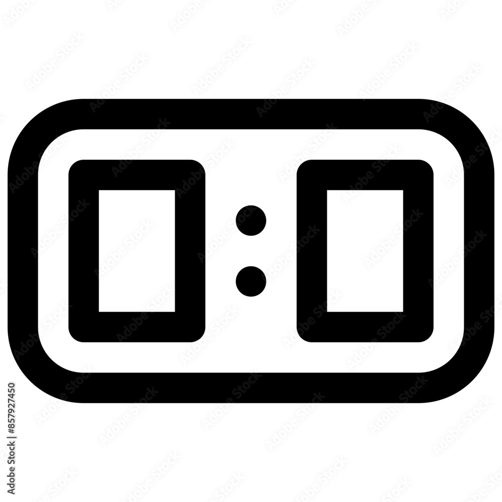Scoreboard. Editable stroke vector icon. Scoreboard. Editable stroke vector icon.