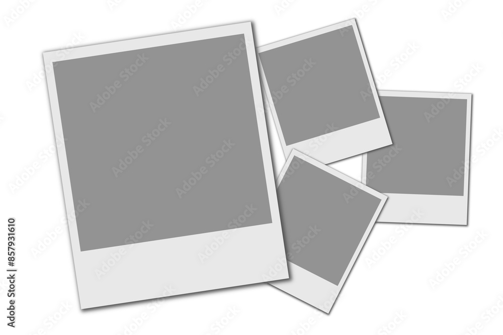 photo frames isolated on white photo frames isolated on white