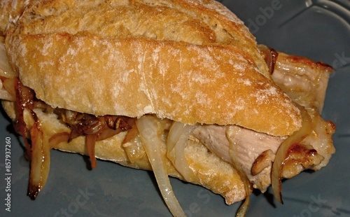 Fotografia Delicious bread with suckling pig