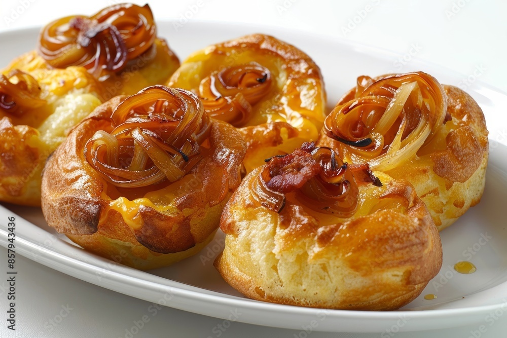 Irresistible Caramelized Shallot Popovers with Sharp Cheddar and Luxurious Duck Fat Irresistible Caramelized Shallot Popovers with Sharp Cheddar and Luxurious Duck Fat