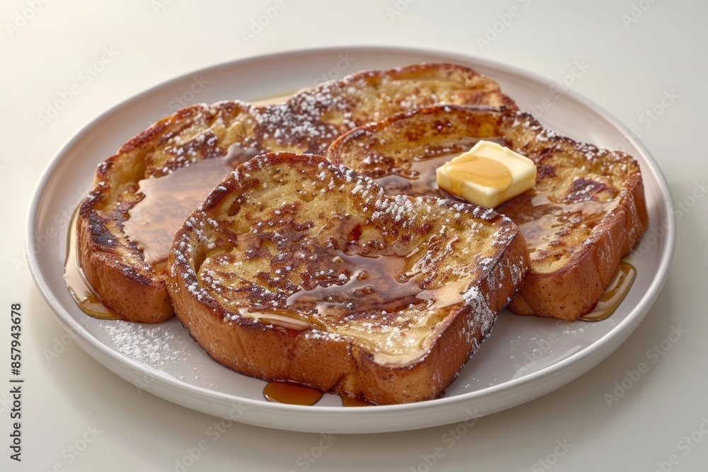 Gourmet Sourdough French Toast with Heavy Cream Custard Gourmet Sourdough French Toast with Heavy Cream Custard