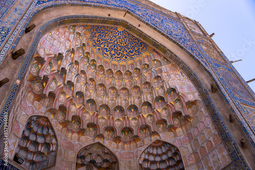 Photography The building has a lot of intricate designs and patterns on it