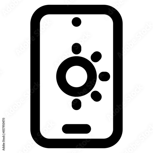 screen brightness level