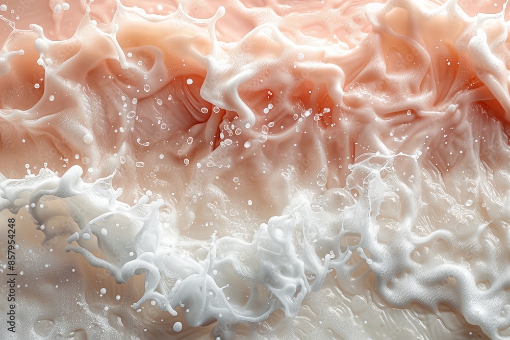 Clear Water Surface Texture with Ripples, Splashes, and Bubbles: Abstract Summer Background Clear Water Surface Texture with Ripples, Splashes, and Bubbles: Abstract Summer Background