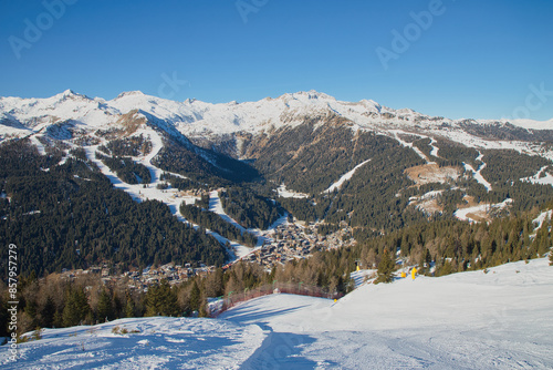 Mountains around Madonna di Campiglio in Trentino, Italy.