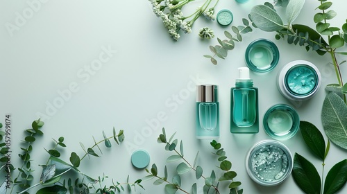 Collection of green houseplants in stylish pots