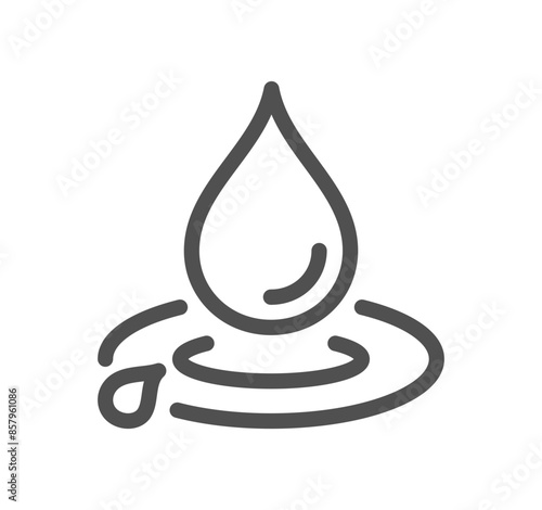 Ecology related icon outline and linear vector.
