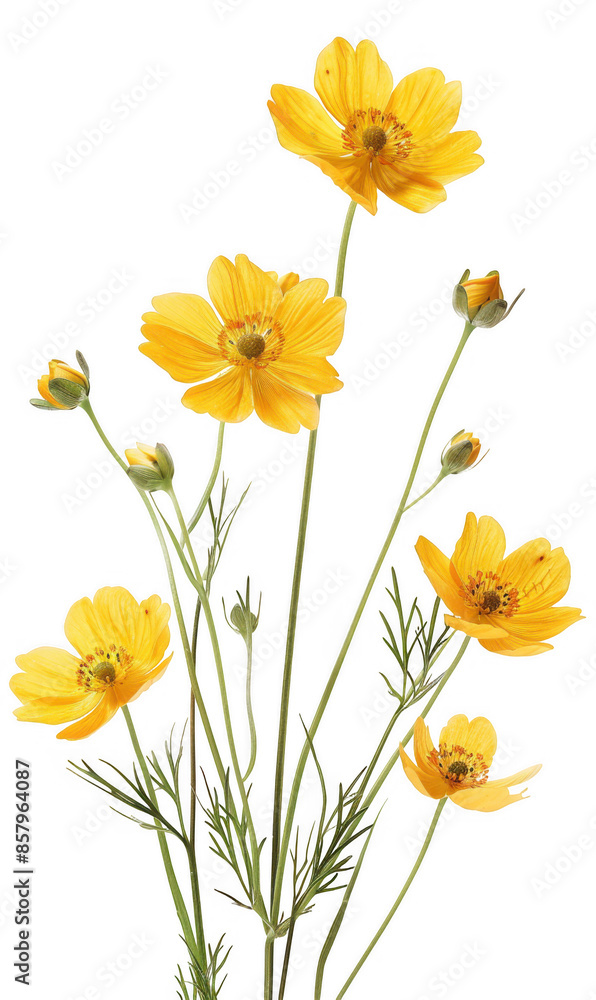 Obraz premium Cluster of Bright Yellow Flowers