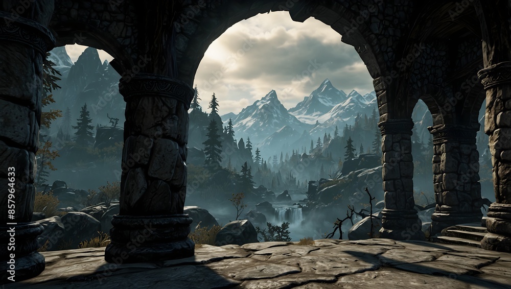 The immersive world-building of 'The Elder Scrolls V Skyrim' and its impact on gameplay ai_generated