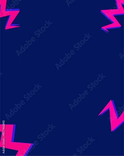 ICC Mens T20 Cricket World Cup 2024 in America theme elements on blue Background Social Media Post, Vector Illustration