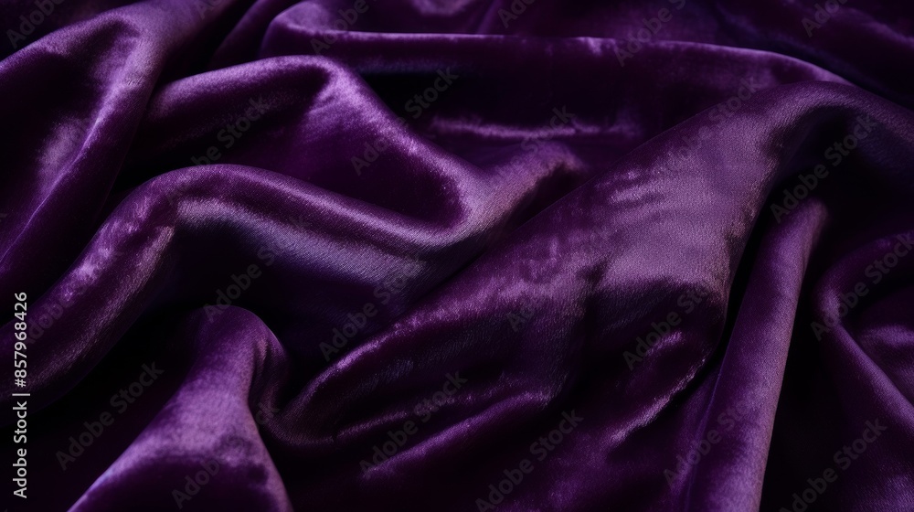 Fototapeta premium Plush crushed velvet material.