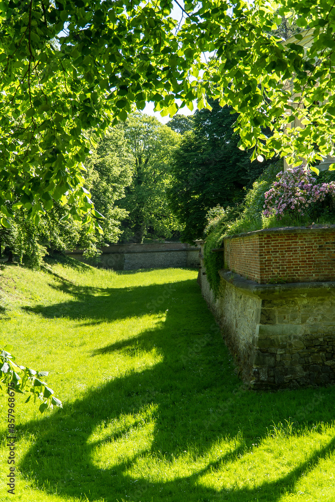 Zamek w Łańcucie park