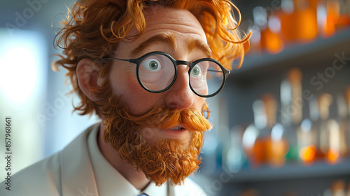 The scientist was shocked, ...