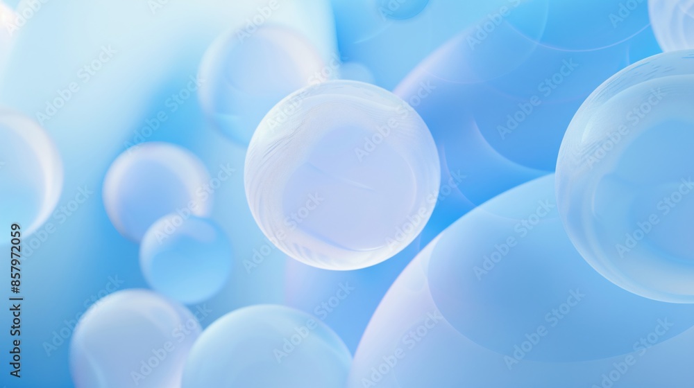 close up of a white and blue bubbles close up of a white and blue bubbles