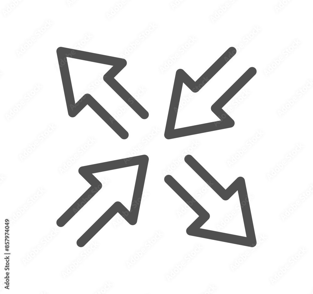 Interface arrows related icon outline and linear vector.
Interface arrows related icon outline and linear vector.