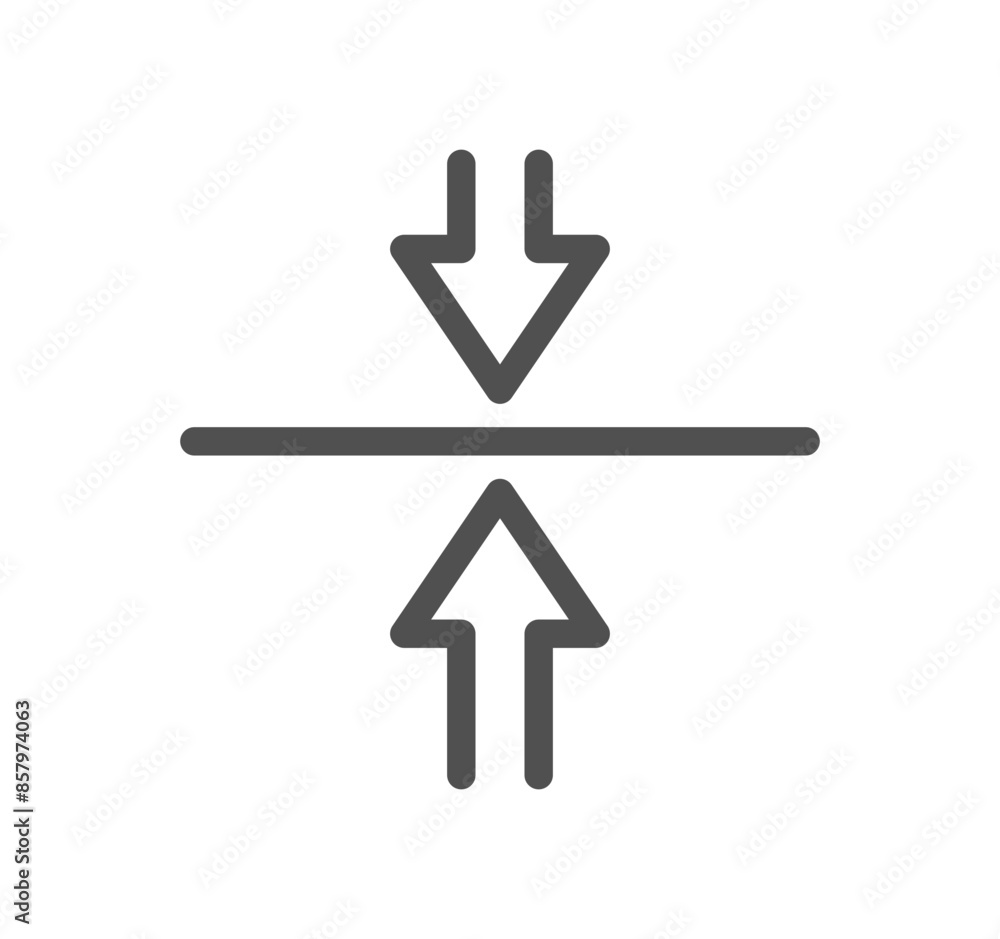 Interface arrows related icon outline and linear vector.
Interface arrows related icon outline and linear vector.
