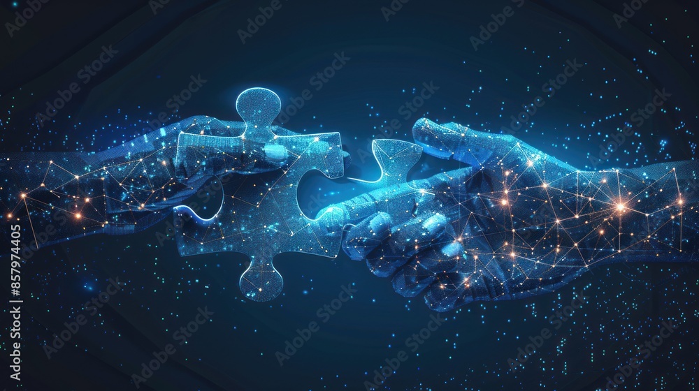 Connecting the Dots: Abstract Puzzle Collaboration Connecting the Dots: Abstract Puzzle Collaboration
