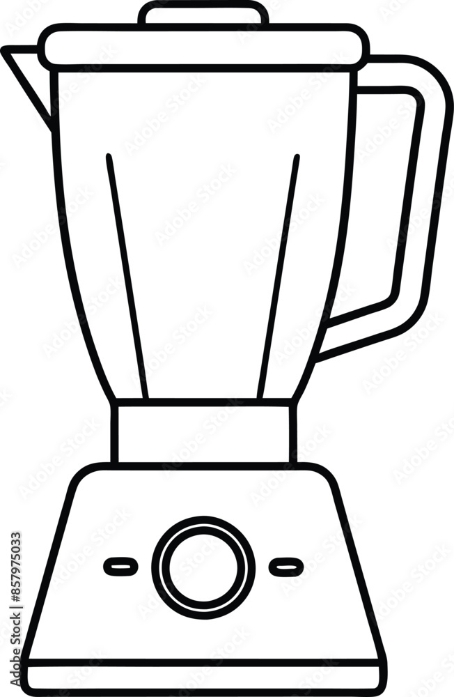 Blender silhouette vector illustration design Blender silhouette vector illustration design