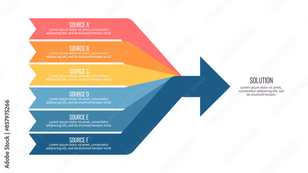 © fireofheart - Business infographic template. Arrow with 6 options, steps. Vector chart. © fireofheart - Business infographic template. Arrow with 6 options, steps. Vector chart.
