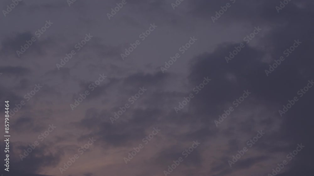 Early morning clouds time-lapse Early morning clouds time-lapse