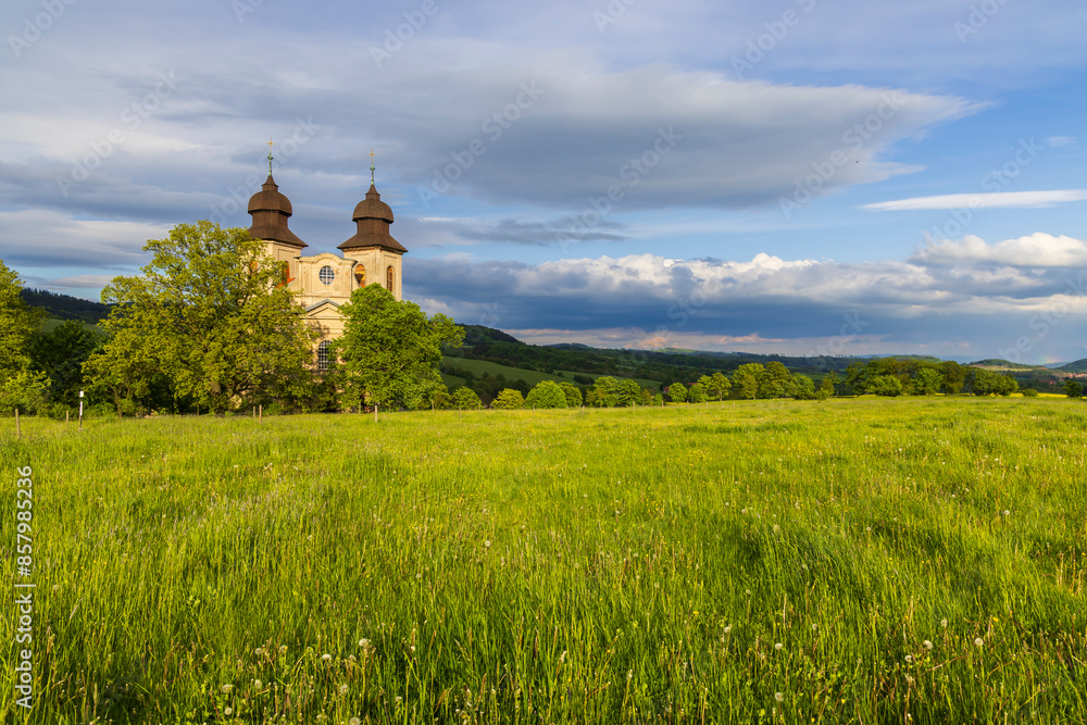 Church of St. Markets, Sonov near Broumov, Eastern Bohemia, Czech Republic Church of St. Markets, Sonov near Broumov, Eastern Bohemia, Czech Republic