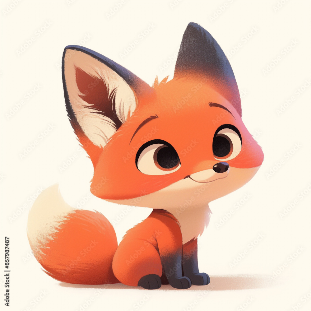 red fox cartoon red fox cartoon
