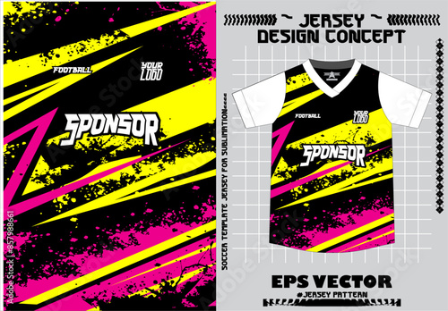 Vector mock up background for sports jerseys race jerseys running shirts jersey designs for sublimation