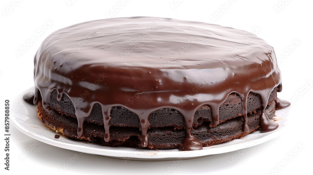 Chocolate Cake with Drizzled Icing Chocolate Cake with Drizzled Icing