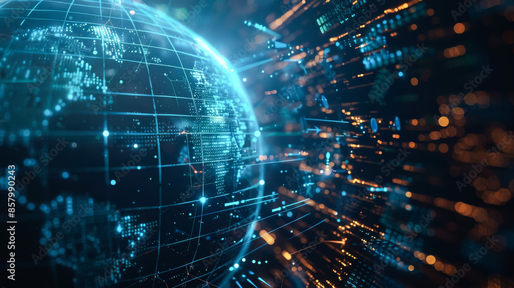 Fototapeta premium Global Network