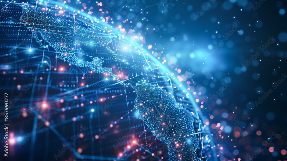 Obraz premium Global Network